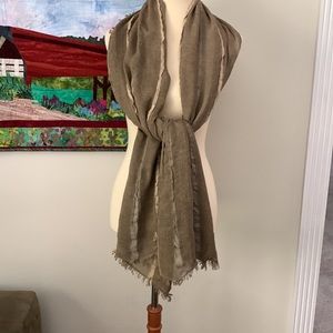 Beautiful Chelsey by Joseph scarf wrap in olive hues